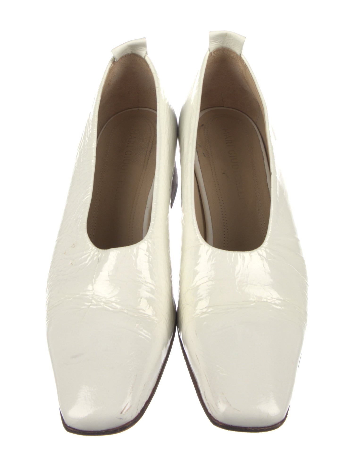 Mari Giudicelli Patent Leather Pumps